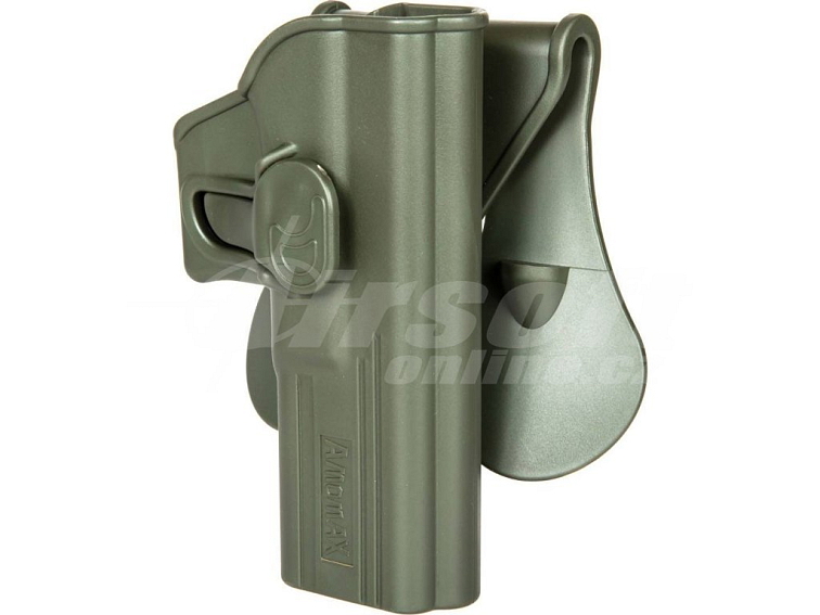Opaskové polymerové pouzdro Per-Fit™ pro Glock 17/22/31 - olivové, Amomax