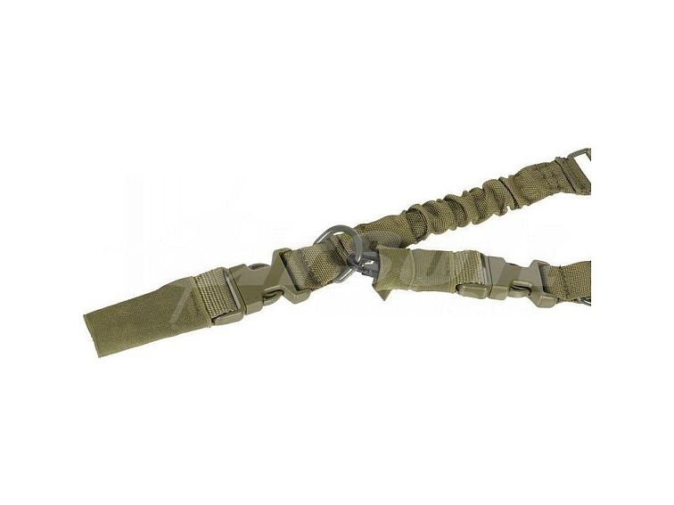 Dvoubodový popruh s odpružením - olivový OD, 8Fields