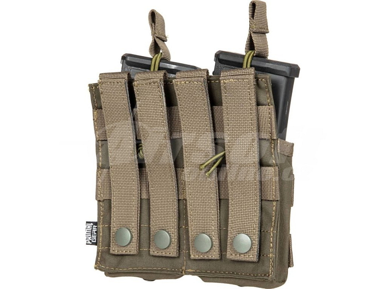 Dvojítá zásobníková sumka Foxraptor pro 7,62 na Molle - olivová, Primal Gear