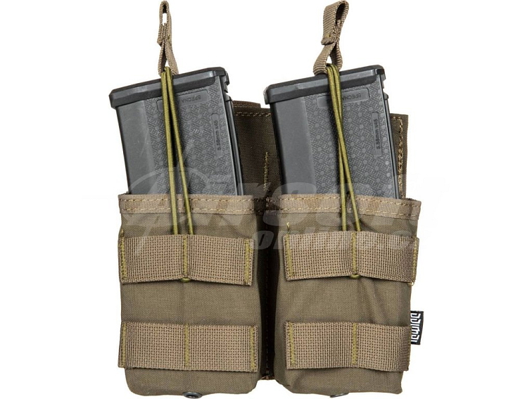 Dvojítá zásobníková sumka Foxraptor pro 7,62 na Molle - olivová, Primal Gear