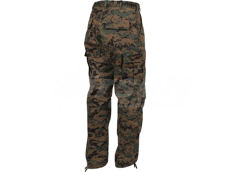 Kalhoty BDU - Digital Woodland, Rothco