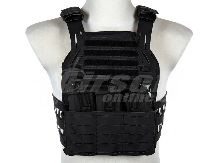 Taktická vesta Laser-Cut Stegadon - černá, Primal Gear