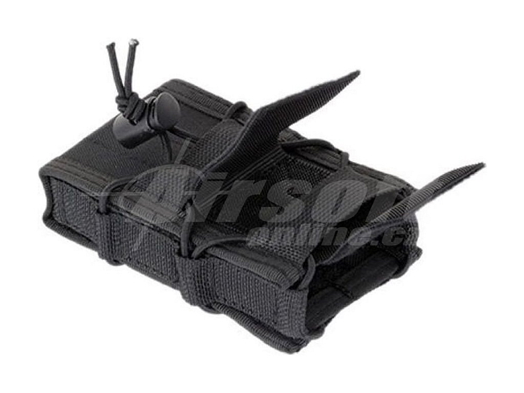 Otevřená zásobníková sumka pro M4/M16 na opasek - černá, 8Fields
