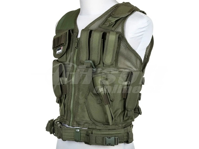 Univerzální taktická vesta BT-4 - olivová OD, Swiss Arms