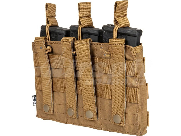 Trojitá zásobníková sumka Koga pro M4 na Molle - Coyote Brown, Primal Gear
