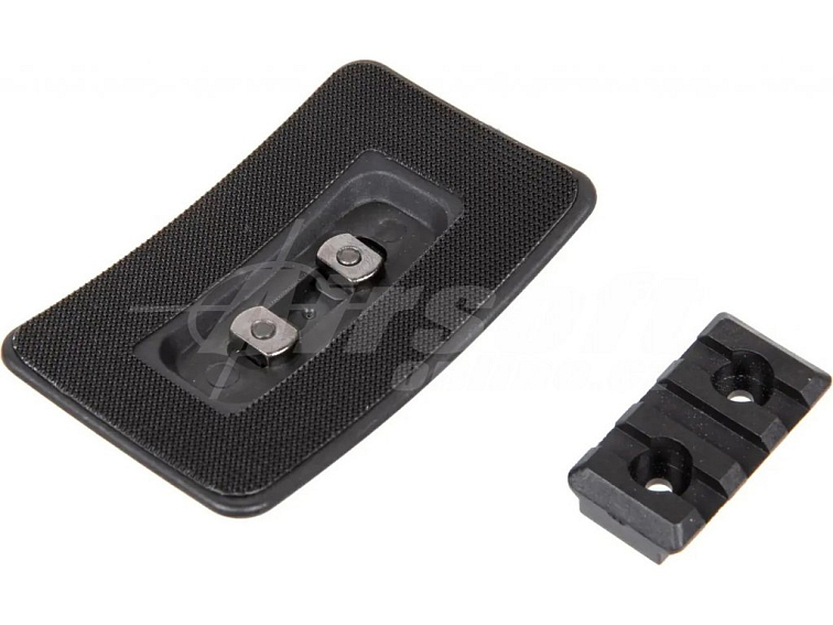 Úchyt Velcro na helmu - černý, GFC