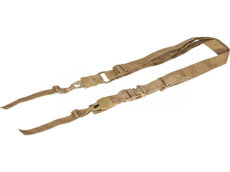 3-bodový taktický popruh Jiang - Coyote Brown, Primal Gear