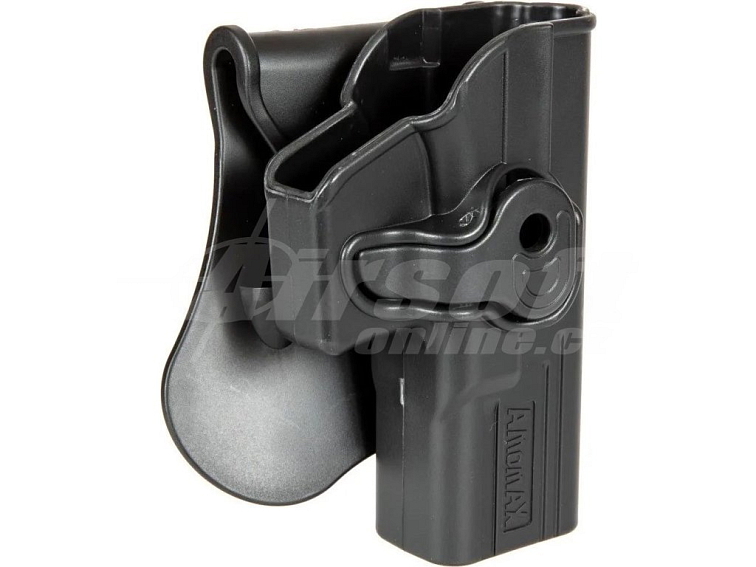 Polymerové opaskové pouzdro pro Glock - černé, Amomax