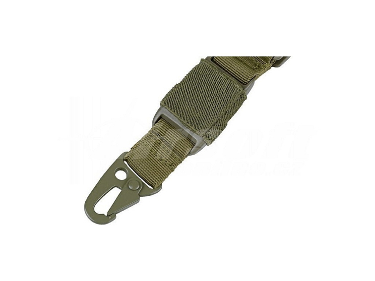 1-bodový taktický popruh Bungee - Olive Drab, GFC