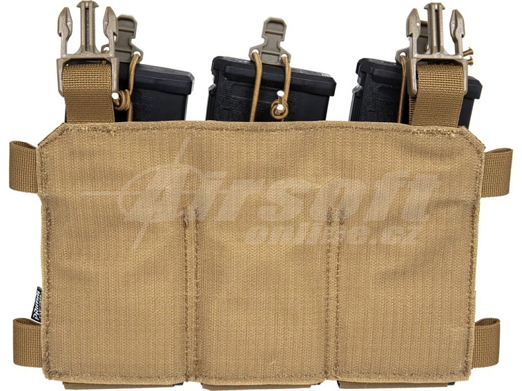 Otevřená zásobníková sumka pro 3x M4 na suchý zip - Coyote Brown, Primal Gear