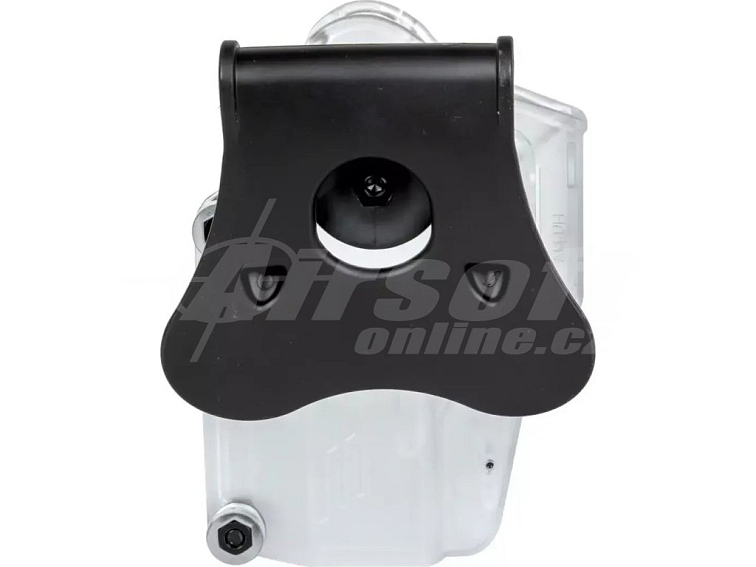 Opaskové polymerové univerzální pouzdro Per-Fit - průhledné, Amomax