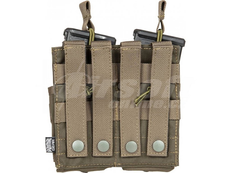 Dvojítá zásobníková sumka Foxraptor pro 7,62 na Molle - olivová, Primal Gear