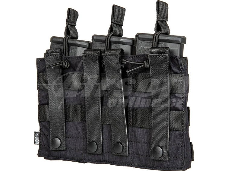Trojitá zásobníková sumka Koga pro M4 na Molle - černá, Primal Gear