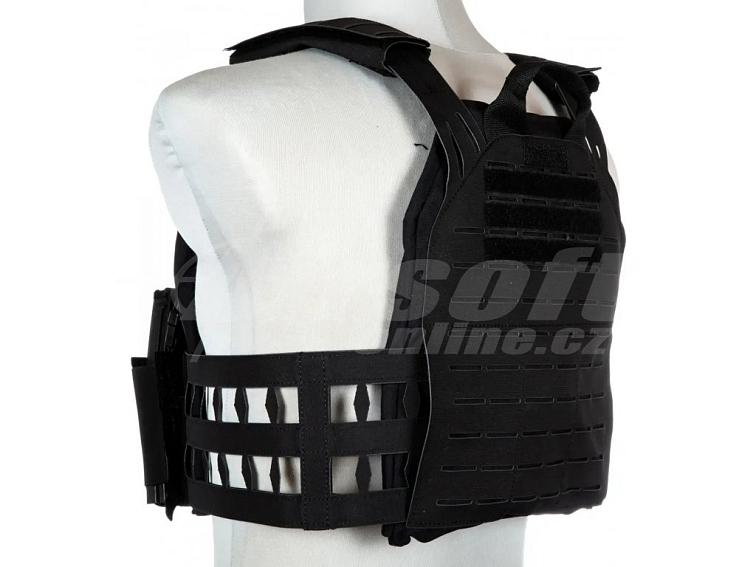 Taktická vesta Laser-Cut Stegadon - černá, Primal Gear