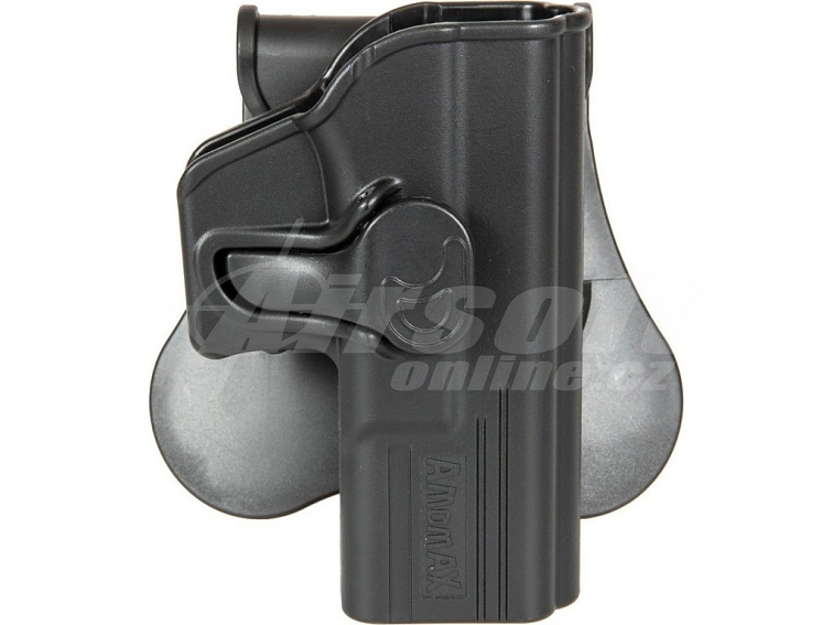 Polymerové opaskové pouzdro pro Glock 19/23/32 - černé, Amomax