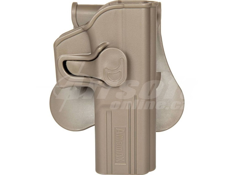 Opaskové polymerové pouzdro Per-Fit™ pro Glock 17/22/31 - pískové FDE, Amomax