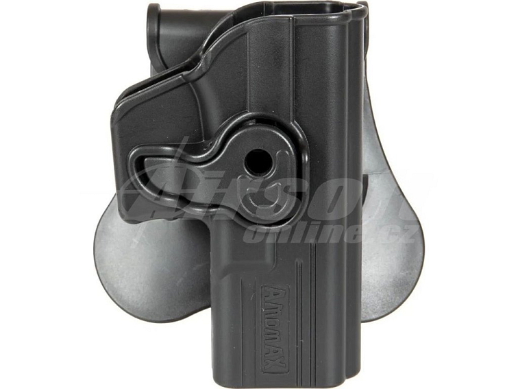 Polymerové opaskové pouzdro pro Glock - černé, Amomax