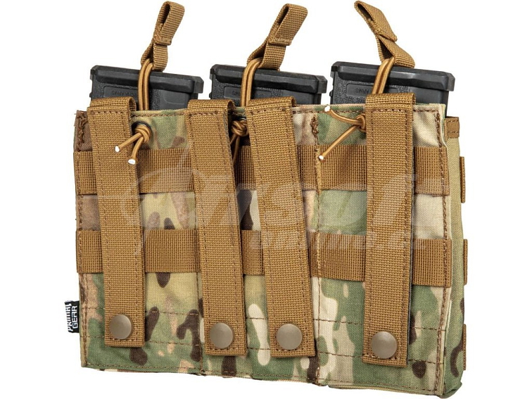 Trojitá zásobníková sumka Koga pro M4 na Molle - Multicam®, Primal Gear