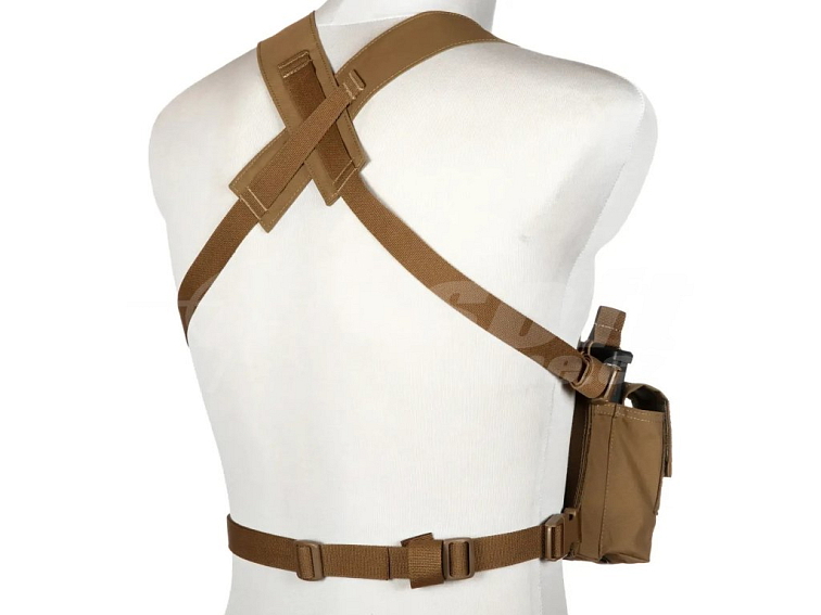 Taktický Chest Rig typu D3CRX - Coyote Brown, PEW Tactical