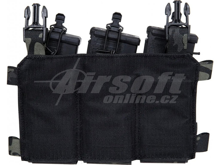 Otevřená zásobníková sumka pro 3x M4 na suchý zip - Multicam Black, Primal Gear