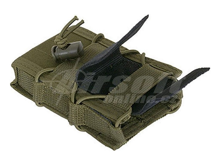 Otevřená zásobníková sumka pro M4/M16 na opasek - zelená, 8Fields