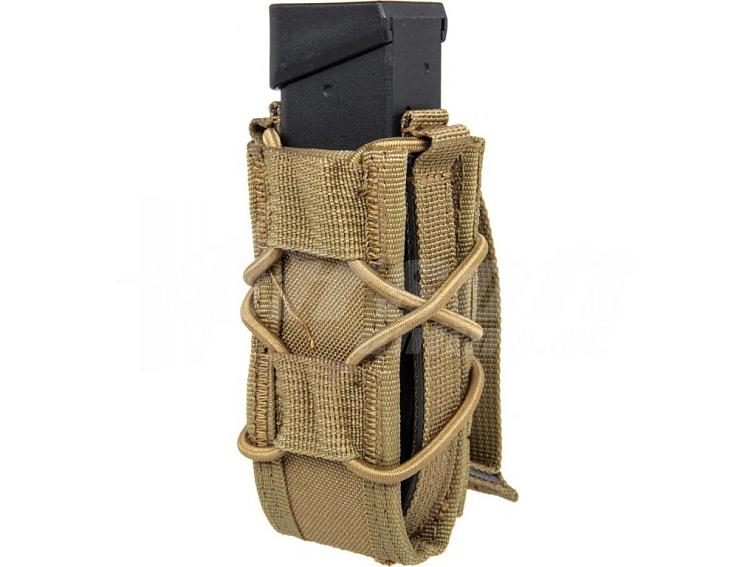Otevřená MOLLE sumka pro pistolové zásobníky - písková TAN, GFC