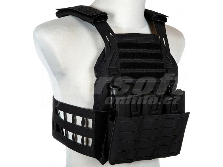 Taktická vesta Laser-Cut Stegadon - černá, Primal Gear