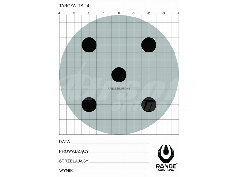 Střelecký terč TS-14 - 100ks, Range Solutions