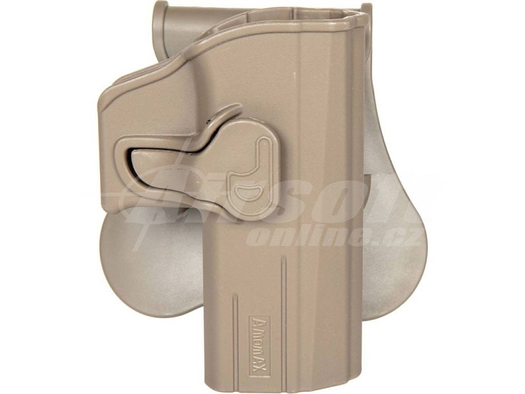 Opaskové polymerové pouzdro Per-Fit™ pro CZ P-07/P-09 - pískové FDE, Amomax