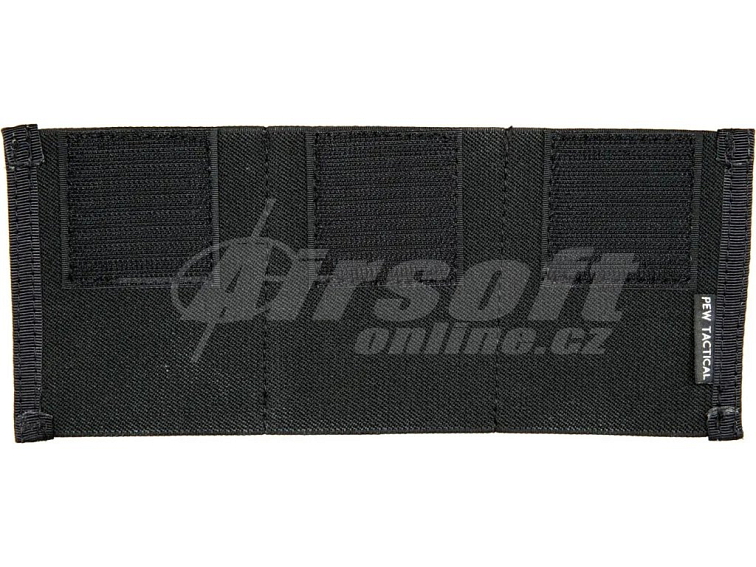 Trojitá elastická zásobníková sumka Insert pro pušky 5,56 - černá, PEW Tactical