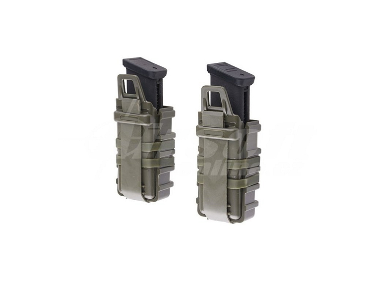 Plastová dvojitá sumka pro pistolové zásobníky - olivová OD, Primal Gear