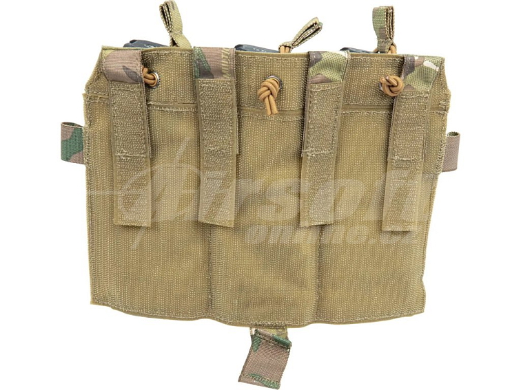 Přední panel FP19 na taktickou vestu s trojitou sumka pro M4 - Multicam, PEW Tactical