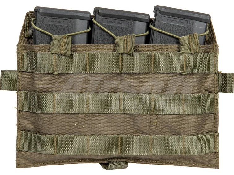 Trojitá zásobníková sumka pro vesty Rush 2.0 - olivové, Primal Gear