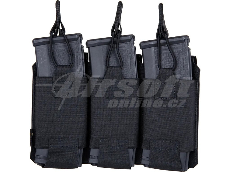 Flexibilní sumka Laser Cut pro 3x M4/AK na MOLLE - černá, M-Tac