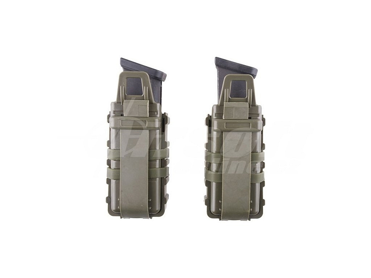 Plastová dvojitá sumka pro pistolové zásobníky - olivová OD, Primal Gear