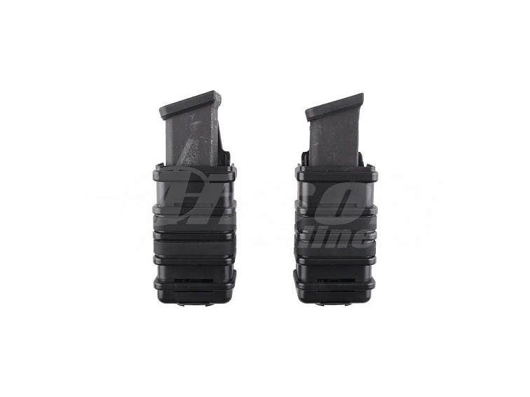 Plastová dvojitá sumka pro pistolové zásobníky - černá, Primal Gear