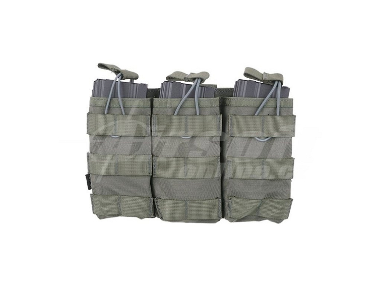 Trojitá otevřená zásobníková sumka pro AK/M4/G36 - Ranger Green, Primal Gear