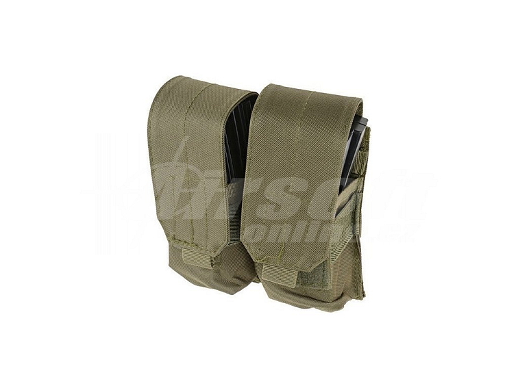 Dvojitá sumka na čtyři zásobníky M4 - olivová, GFC