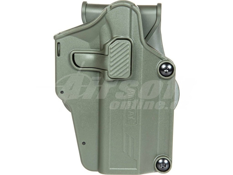 Opaskové polymerové univerzální pouzdro Per-Fit - olivové OD, Amomax