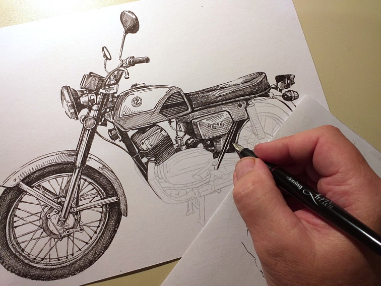 Mikina - ČZ 350/472 r. 1980