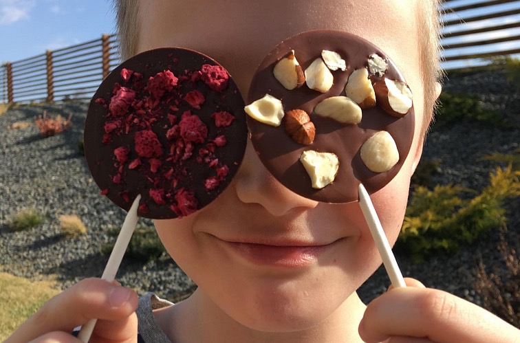 Moon lízátko mléčné