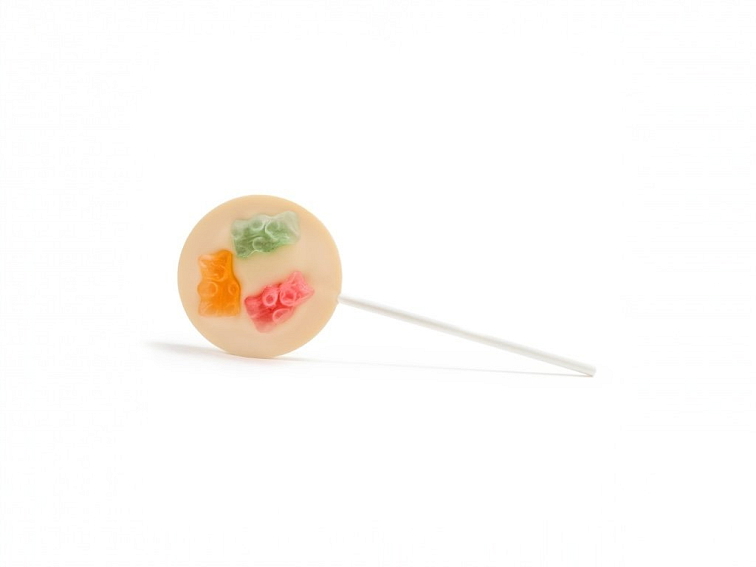 Moon lízátko bílé