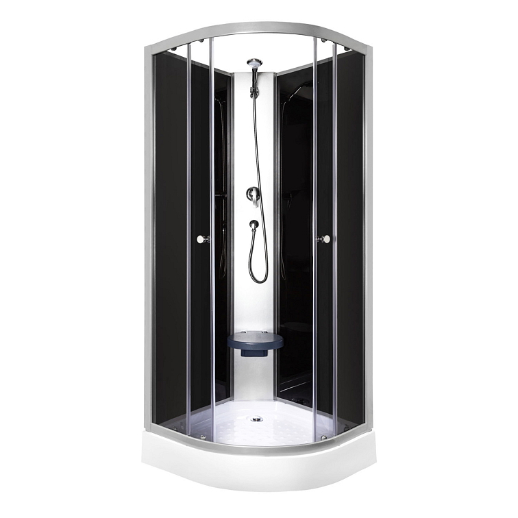 Sprchový box EVORA black 80x80 nebo 90x90