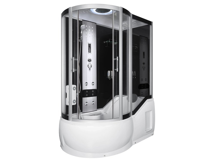 Sprchový a masážní box s vanou FANTASIE pravá 150x85x217