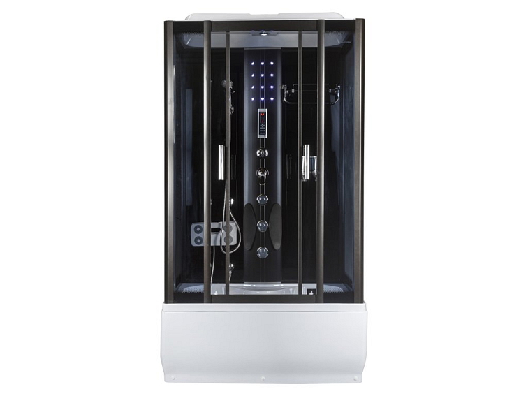 Sprchový a masážní box s vanou XL 121x81 x222