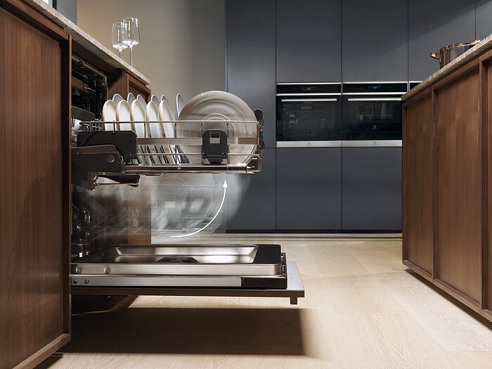 Electrolux KECA7305L Vestavná myčka nádobí 60 cm Technologie AirDry ComfortLift