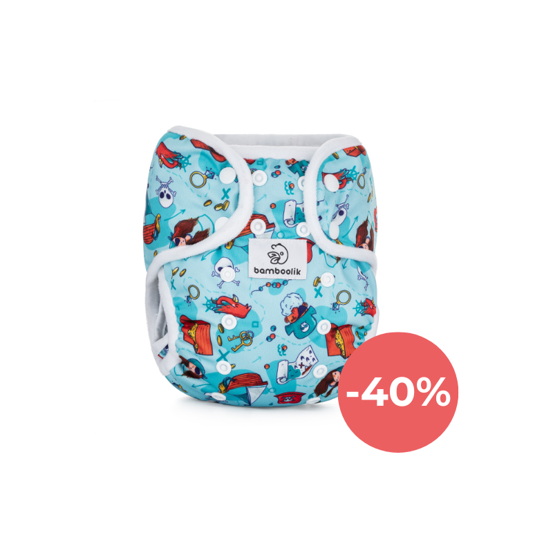 Duo Pocket Diaper With Absorbing Insert | Bamboolik