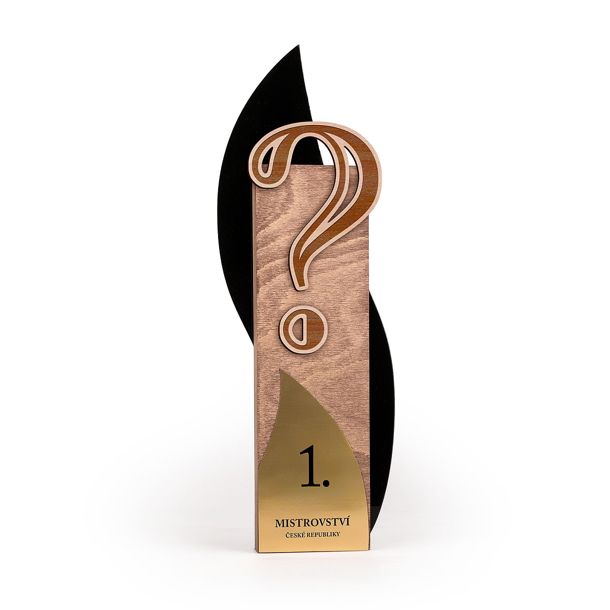 Trofej se sportovní siluetou - jezdectví žena