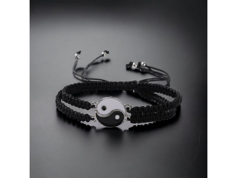 Náramek provázkový párový JING a JANG