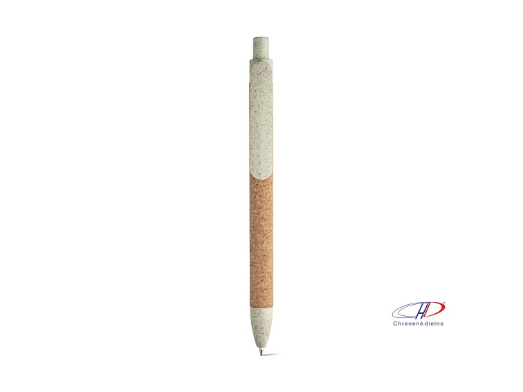 Korkové guľôčkové pero , light green